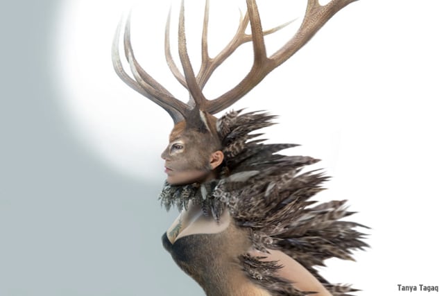 Tanya Tagaq performing live